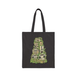 Boombox Botanica - Canvas Tote