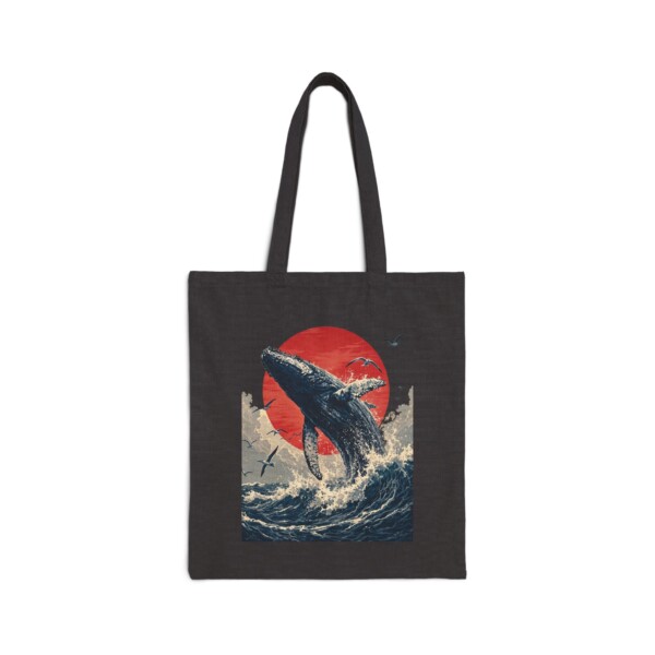 Breaking the Surface - Canvas Tote - Image 2