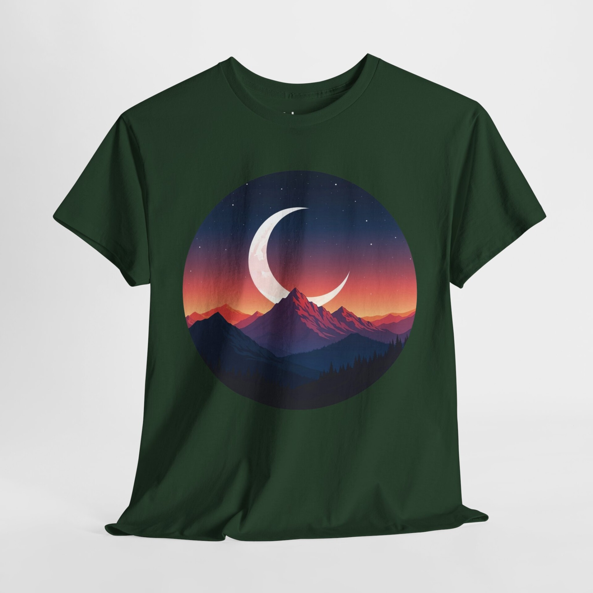 Alpine Moonlit Dream - Graphic Tee - Image 3