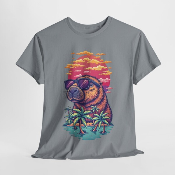 Capybara Cooldown - Graphic Tee - Image 3