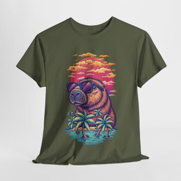 Capybara Cooldown - Graphic Tee - Image 4