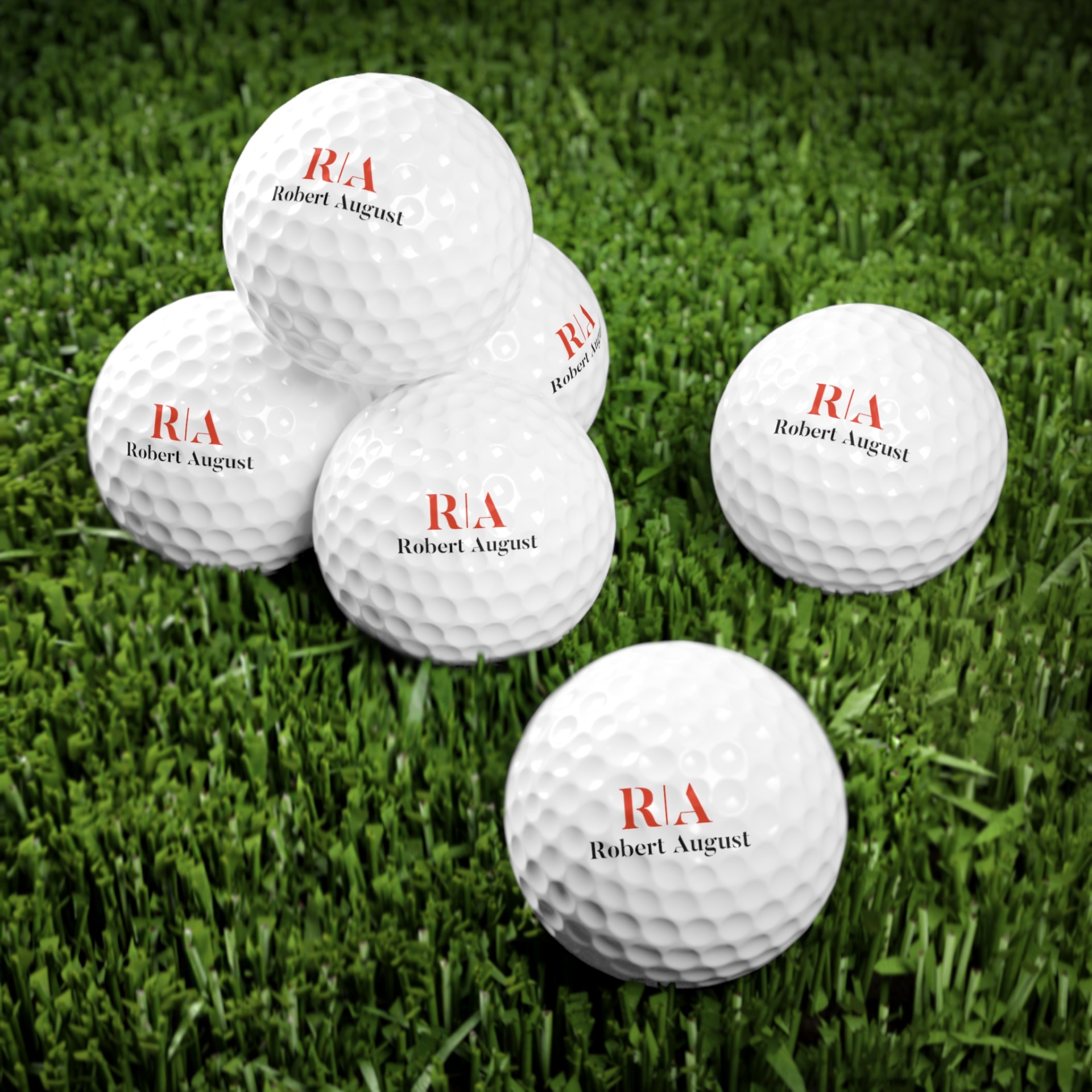 Robert August Logo Golf Balls - Image 3