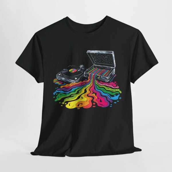 Galactic Vinyl Dreams- Graphic Tee - Image 2
