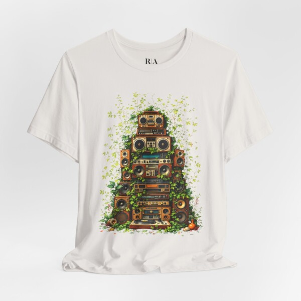 Grooves Gone Green - Jersey Cotton Graphic Tee Shirt - Image 3