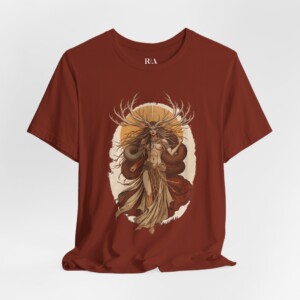 Guardian of the Mystical Wilds - Jersey Cotton Graphic Tee Shirt