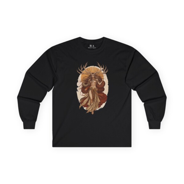 Guardian of the Mystical Wilds - Long Sleeve Graphic Tee - Image 5
