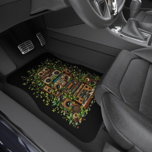 Grooves Gone Green - Car Mats (2x Front) - Image 4