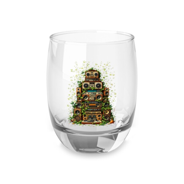 Grooves Gone Green - Whiskey Glass