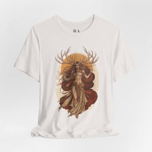 Guardian of the Mystical Wilds - Jersey Cotton Graphic Tee Shirt - Image 3