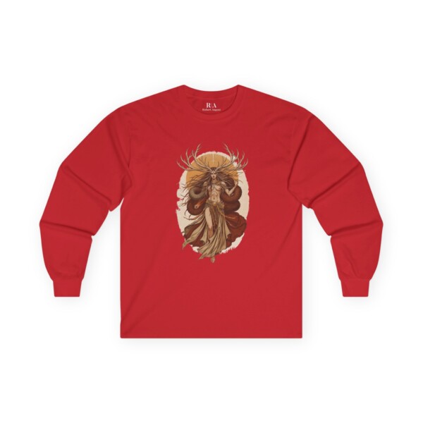Guardian of the Mystical Wilds - Long Sleeve Graphic Tee - Image 4