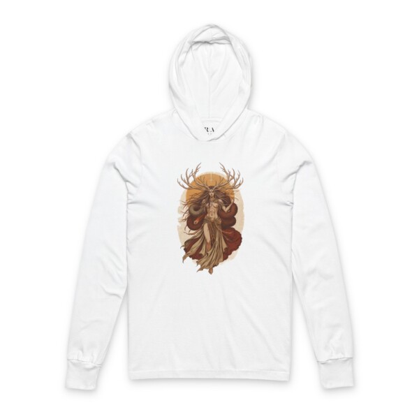 Guardian of the Mystical Wilds - Hooded Long Sleeve Tee Shirt