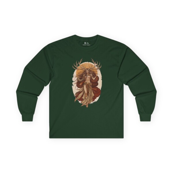 Guardian of the Mystical Wilds - Long Sleeve Graphic Tee - Image 2