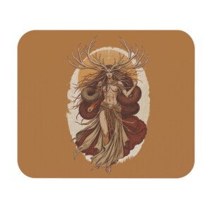 Guardian of the Mystical Wilds - Mouse Pad