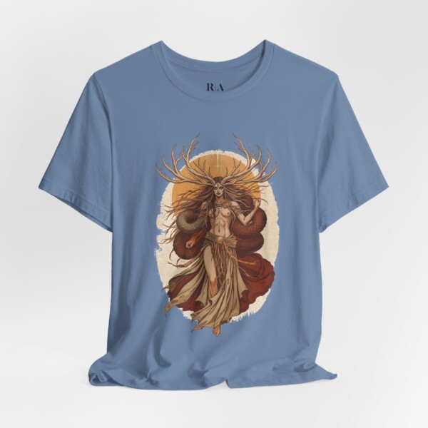 Guardian of the Mystical Wilds - Jersey Cotton Graphic Tee Shirt - Image 5