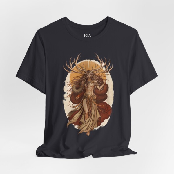 Guardian of the Mystical Wilds - Jersey Cotton Graphic Tee Shirt - Image 7