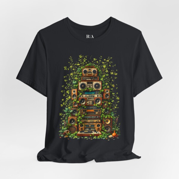 Grooves Gone Green - Jersey Cotton Graphic Tee Shirt - Image 4