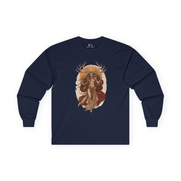 Guardian of the Mystical Wilds - Long Sleeve Graphic Tee - Image 9