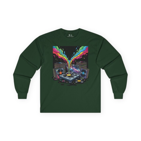 Grooves of the Galaxy - Long Sleeve Graphic Tee - Image 2