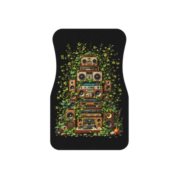 Grooves Gone Green - Car Mats (2x Front) - Image 2