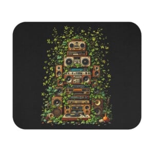 Grooves Gone Green - Mouse Pad