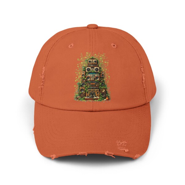 Grooves Gone Green - Distressed Cap - Image 4