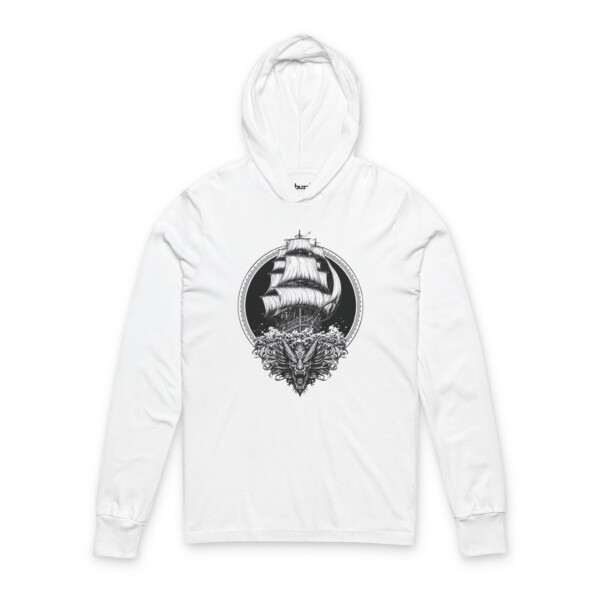 Abyssal Roar - Hooded Long Sleeve Tee Shirt - Image 2