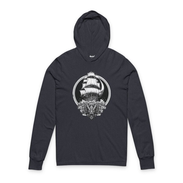 Abyssal Roar - Hooded Long Sleeve Tee Shirt - Image 3