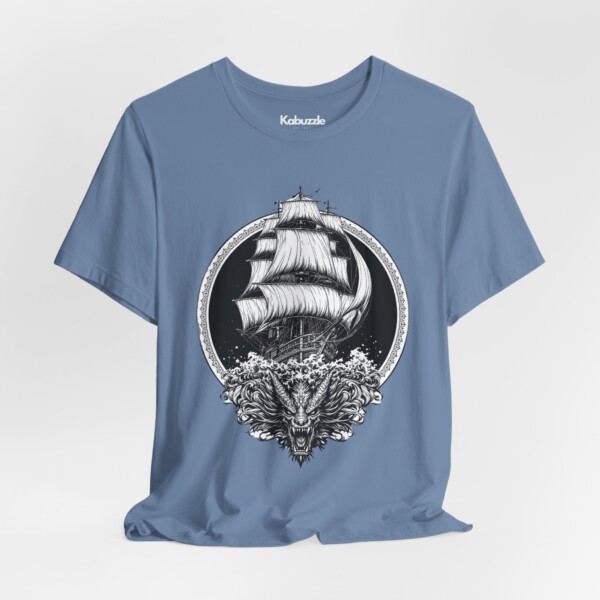 Abyssal Roar- Jersey Cotton Graphic Tee Shirt - Image 4