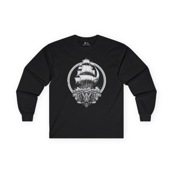 Abyssal Roar - Long Sleeve Graphic Tee - Image 2