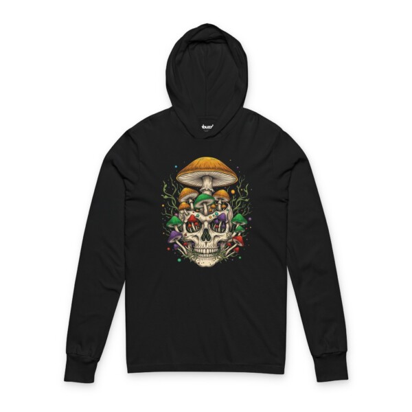 Afterlife in Bloom - Hooded Long Sleeve Tee Shirt