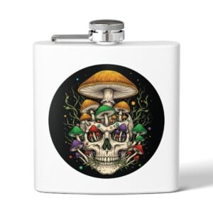 Afterlife in Bloom- Stainless Steel Flask, 6oz