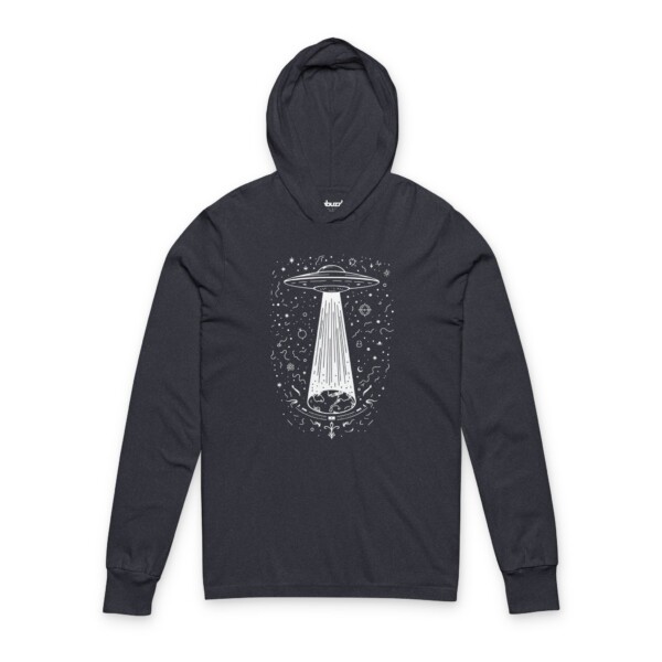 Alien Beacon - Hooded Long Sleeve Tee Shirt - Image 3