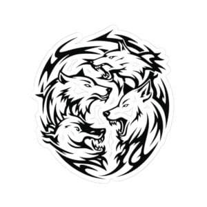 Alpha’s Embrace - Kiss Cut Sticker