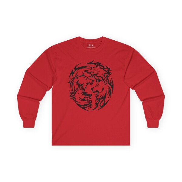 Alpha’s Embrace - Long Sleeve Graphic Tee - Image 4