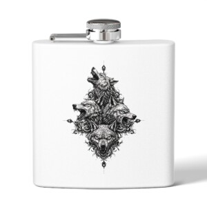 Alpha’s Wrath - Stainless Steel Flask, 6oz