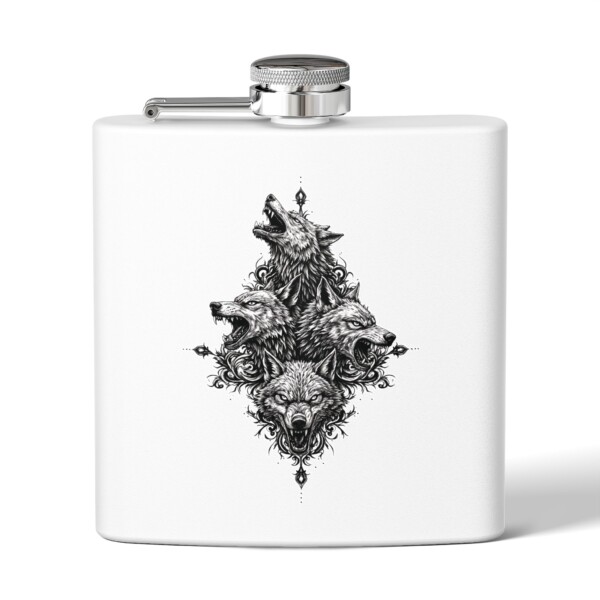 Alpha’s Wrath - Stainless Steel Flask, 6oz