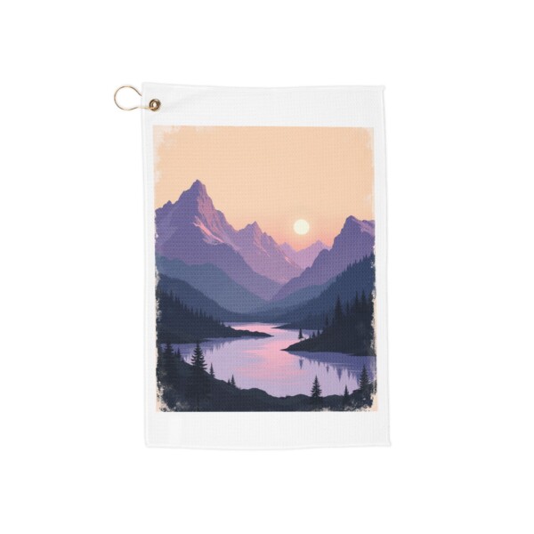 Alpine Afterglow  - Golf Towel