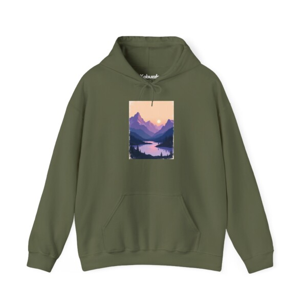 Alpine Afterglow - Hooded Sweatshirt - Image 3