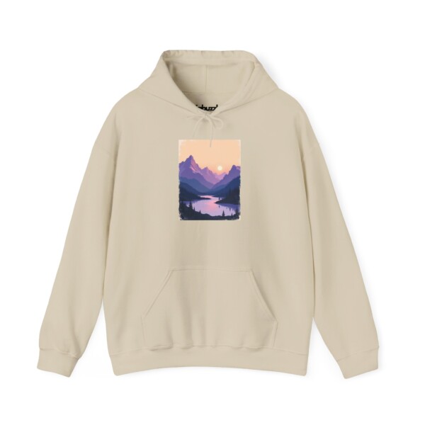 Alpine Afterglow - Hooded Sweatshirt - Image 2