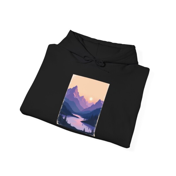 Alpine Afterglow - Hooded Sweatshirt - Image 8