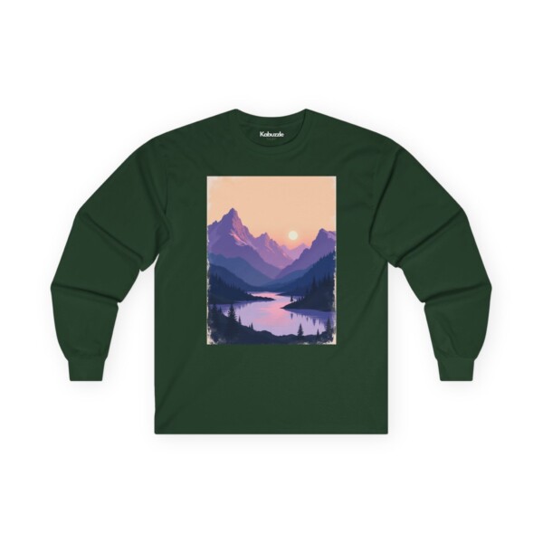 Alpine Afterglow - Long Sleeve Graphic Tee - Image 2