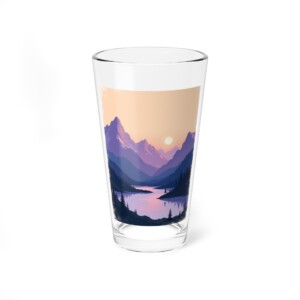 Alpine Afterglow - Pint Glass, 16oz