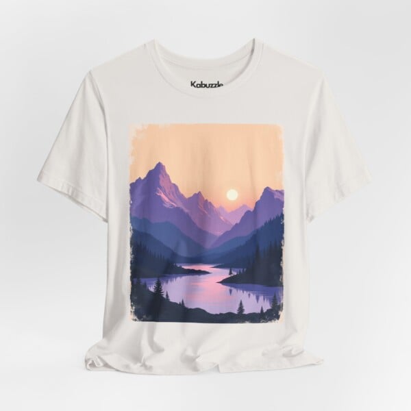 Alpine Guardian - Jersey Cotton Graphic Tee Shirt - Image 3