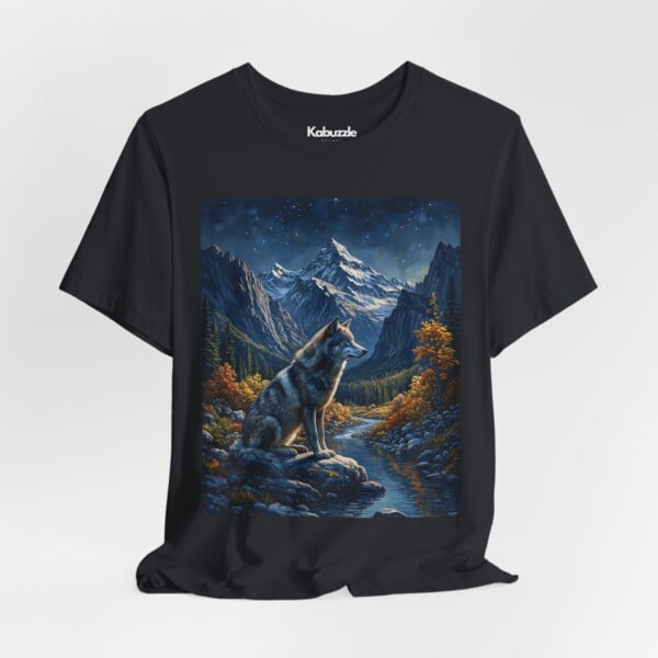 Alpine Guardian- Jersey Cotton Graphic Tee Shirt - Image 4