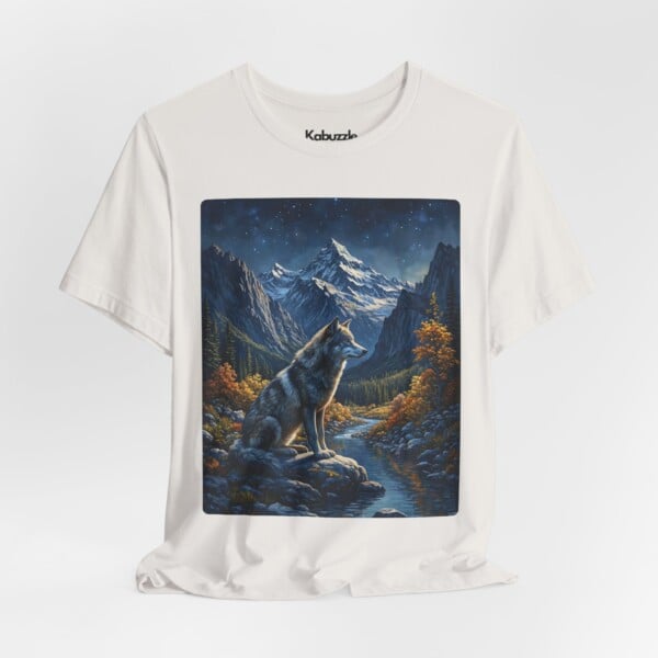 Alpine Guardian- Jersey Cotton Graphic Tee Shirt - Image 3