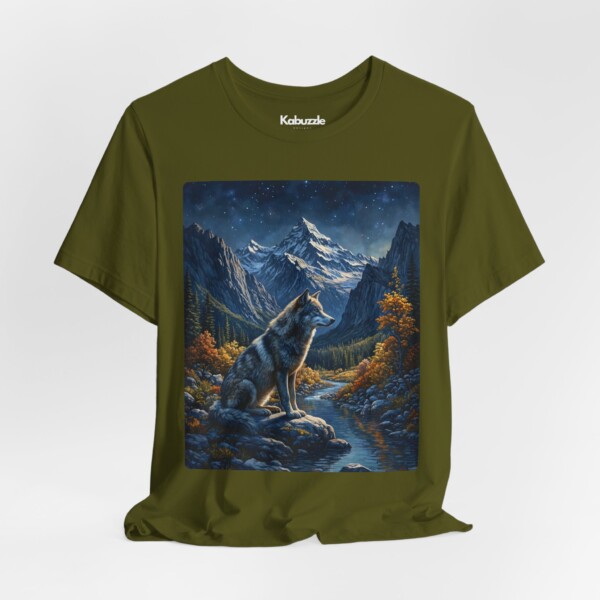 Alpine Guardian- Jersey Cotton Graphic Tee Shirt - Image 2