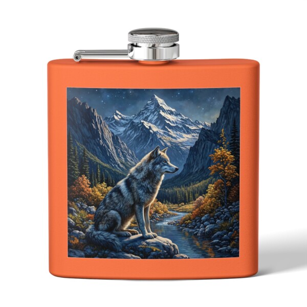 Alpine Guardian- Stainless Steel Flask, 6oz - Image 7