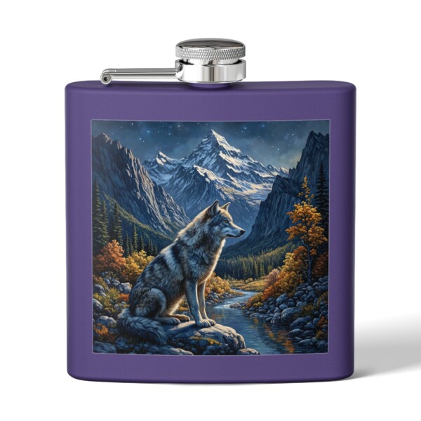 Alpine Guardian- Stainless Steel Flask, 6oz - Image 6