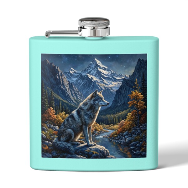 Alpine Guardian- Stainless Steel Flask, 6oz - Image 5
