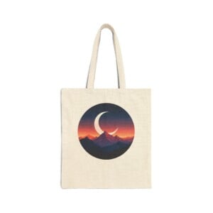 Alpine Moonlit Dream - Canvas Tote